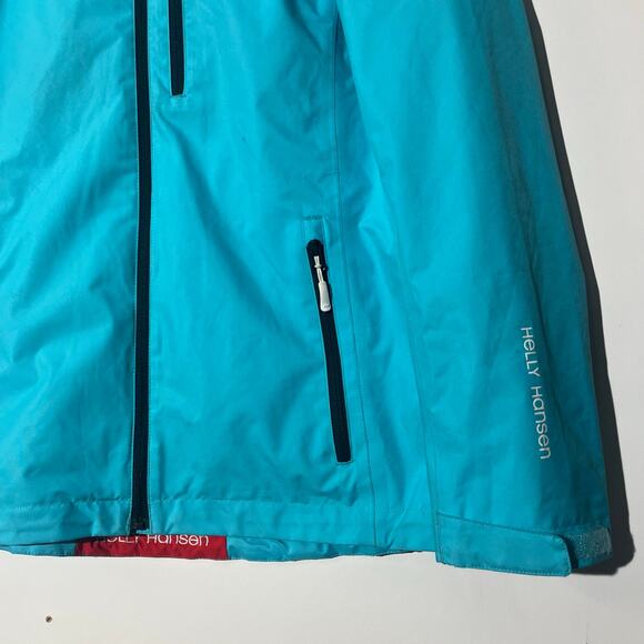 Helly Hansen Crew Mid-layer Outerwear Turquoise Winter Ski Jacket Womens Size XL - Picture 4 of 8